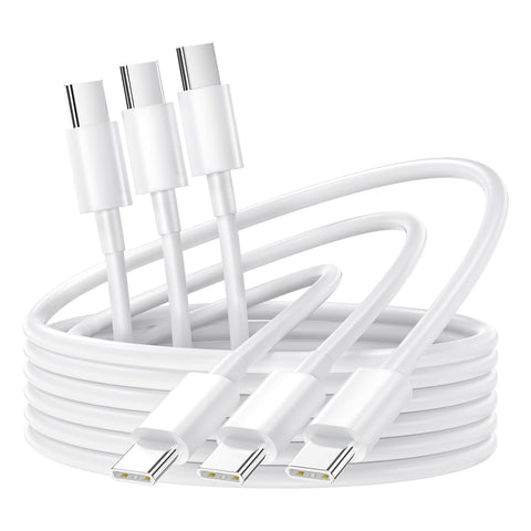 3-Pack USB C Cable 6.6ft 3A/60W, Type C Fast Charger Cable