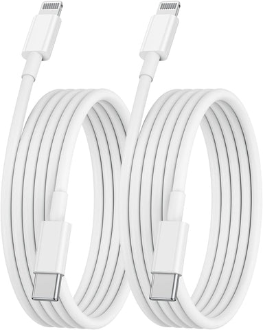 USB C to Lightning Cable (2 Pack 6FT)