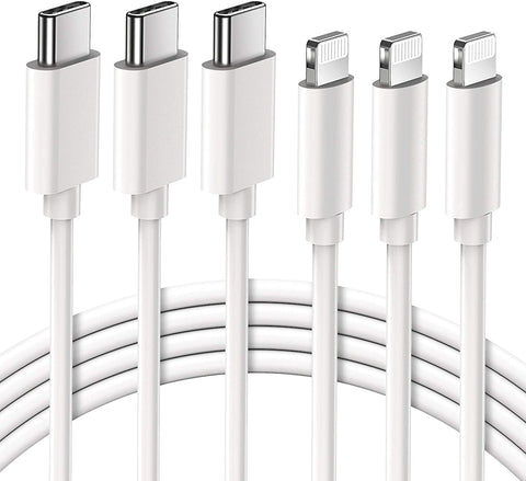 USB C to Lightning Cable (3 Pack 6FT)